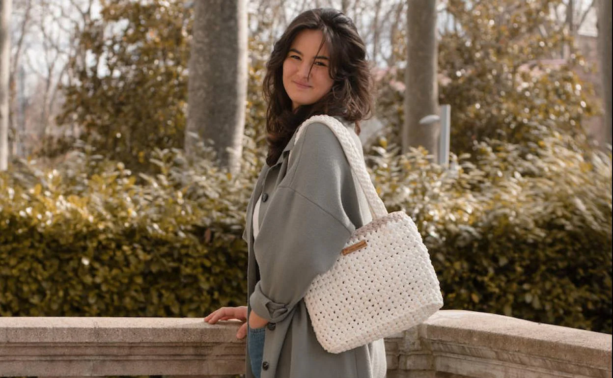 Bolsos tejidos a discount mano en crochet